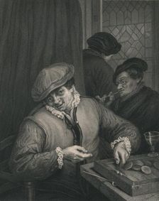 Trictrac mid 17th century, (mid 19th century). Creator: Johann Leonhard Appold