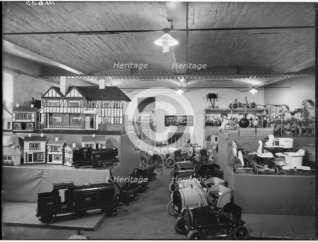 Trian toys, Werneth Goods Station, Middleton Road, Werneth, Oldham, 1927. Creator: London Midland and Scottish Railway.