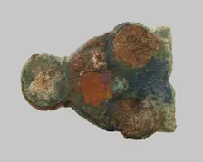 Triangular Plaque, Frankish, 500-700. Creator: Unknown