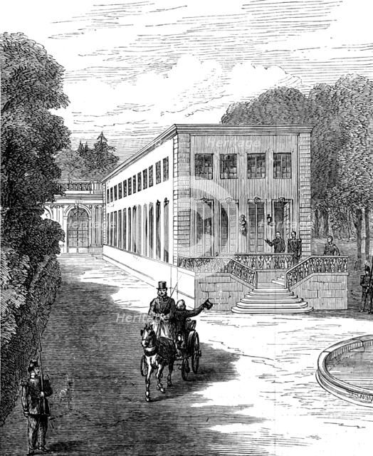 Trianon-sous-Bois, where Marshal Bazaine is detained a prisoner, 1873. Creator: Unknown.