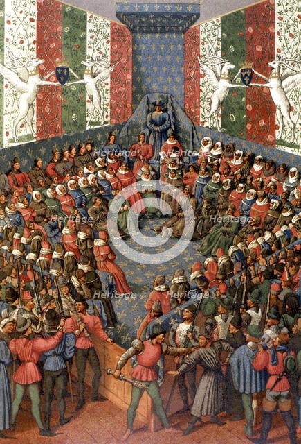 Trial of Charles VII to John, Duke of Alençon, accused of conspiring with the English against Fra…