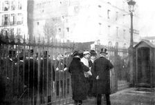 Trial of M. Zola in Paris: scenes at the Assize Court - arrival of Lieutenant-Colonel Picquart, 1898 Creator: Gribayedoff