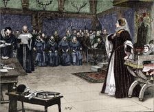 Trial of Mary Queen of Scots in Fotheringhay Castle, 1586 (1905)