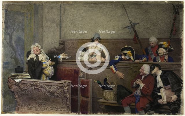 Trial of Pierrot, n.d. Creator: Jehan Georges Vibert.