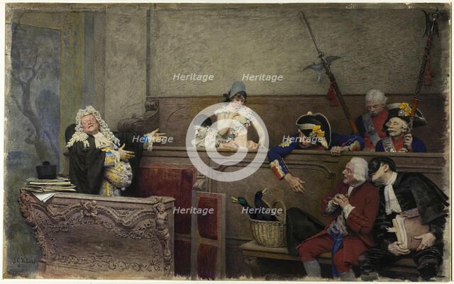 Trial of Pierrot, n.d. Creator: Jehan Georges Vibert.