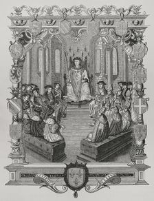 Trial of the Constable of Bourbon before the court of Peers of France, 1523 (1729) (1878). Creator: Unknown