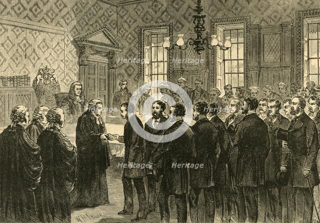 'Trial of the Pix', 1897. Creator: Unknown.