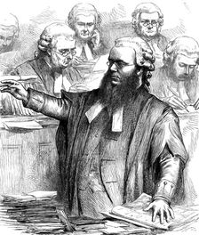 Trial of the Tichborne Claimant: Dr. Kenealy concluding his address, 1873. Creator: Unknown