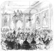 Trial of the Windsor Election Petition in the Townhall, Windsor, 1869. Creator: Unknown
