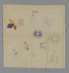 Trial Sheet, Illinois, 19th century. Creator: Unknown
