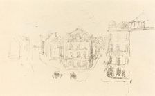 Trial Sketch: Grand Rue, Dieppe, c. 1891. Creator: James Abbott McNeill Whistler