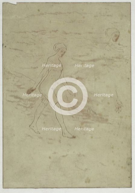 Trial Plate for Nine O'Clock A.M., 1919-20. Creator: Theodore Roussel.