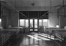 Triboro Hospital for Tuberculosis, Parsons Blvd., Jamaica, New York, 1940. Creator: Gottscho-Schleisner, Inc