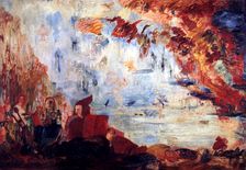 Tribulations of Saint Anthony 1887. Artist: James Ensor