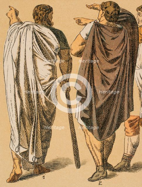 Tribunes, Roman times, 1881.  Creator: Unknown.