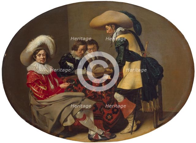 Tric-Trac Players, 1627. Creators: Willem Cornelisz Duyster, Jacob Duck.