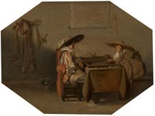 Tric-Trac Players. Creator: Pieter Codde