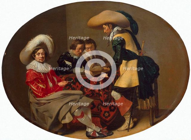Tric-Trac Players', c1630. Creator: Duyster, Willem Cornelisz (1599-1635).