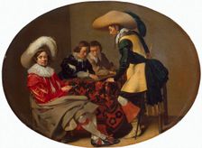 Tric-Trac Players c1630. Creator: Duyster, Willem Cornelisz (1599-1635)