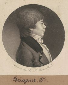 Trigant, Jr., 1801. Creator: Charles Balthazar Julien Févret de Saint-Mémin