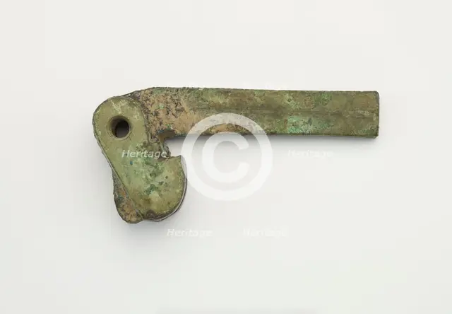 Trigger for a cross-bow lock (nu chi), Han dynasty, 206 BCE-220 CE. Creator: Unknown.