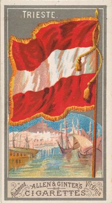 Trieste, from the City Flags series (N6) for Allen & Ginter Cigarettes Brands, 1887. Creator: Allen & Ginter
