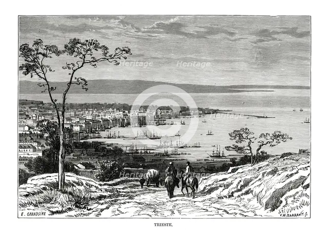 Trieste, Italy, 1879. Artist: Charles Barbant