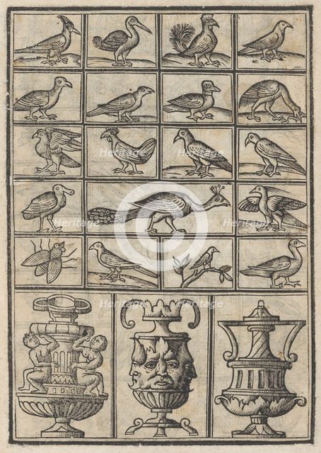 Trionfo Di Virtu. Libro Novo..., page 3 (recto), 1563. Creator: Matteo Pagano.