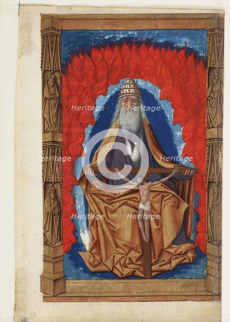 Trinity (Book of Hours), 1475-1499. Artist: Master of Guillaume Lambert (active 1475-1499)