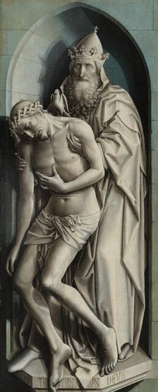 Trinity, c1428-1430. Creator: Master of Flémalle;Robert Campin workshop