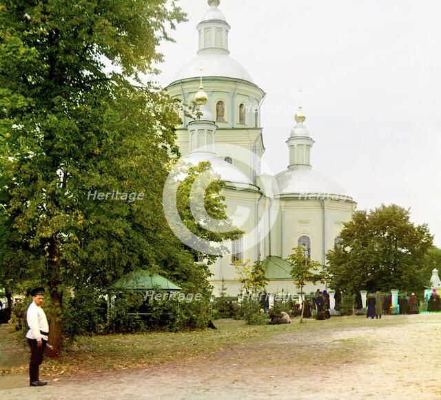 Trinity Cathedral of the Holy Trinity Monastery, Belgorod, between 1905 and 1915. Creator: Sergey Mikhaylovich Prokudin-Gorsky.