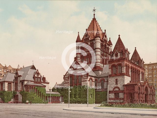 Trinity Church, Boston, c1900. Creator: Unknown.