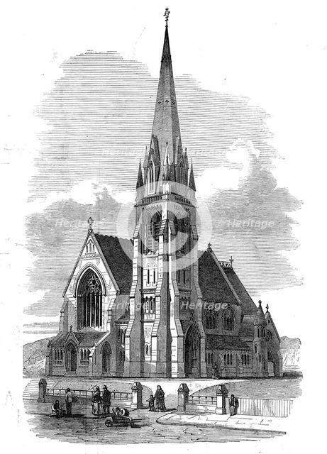 Trinity Church, Finchley Road, 1872. Creator: Unknown.