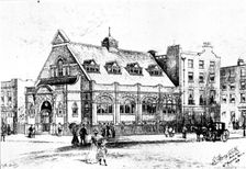 Trinity Church House, Marylebone, 1898. Creator: Unknown