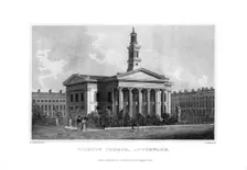 Trinity Church, Southwark, London, 1830. Creator: R Winkles