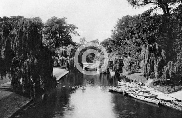 Trinity College Bridge, Cambridge, 1924-1926. Artist: HN King