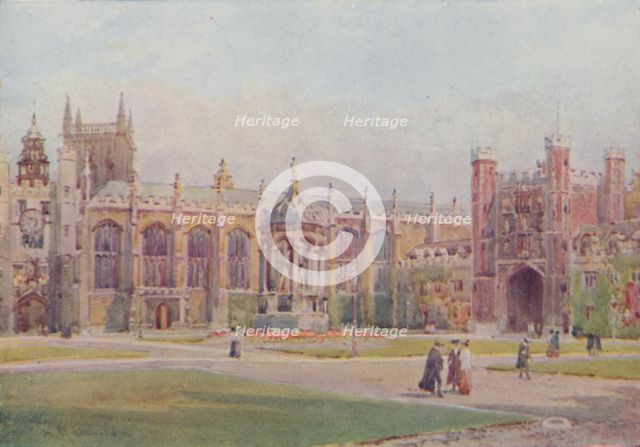 'Trinity College, Cambridge', 1910. Artist: William Matthison.