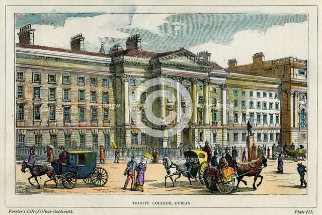 'Trinity College, Dublin', Ireland, c1880. Artist: Unknown