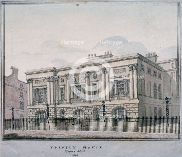 Trinity House, Trinity Square, City of London, 1810.                                                 Artist: Anon