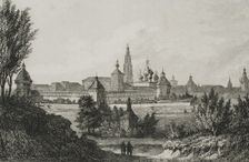 Trinity Lavra of St. Sergius, Sergiyev Posad (ancient Zagorsk), Russia, 1839. Creator: Auguste Cadolle