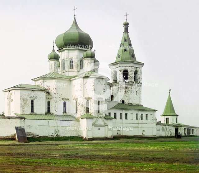 Trinity Monastery for men in the city of Tiumen, 1912. Creator: Sergey Mikhaylovich Prokudin-Gorsky.