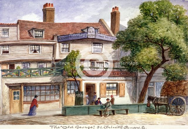 Trinity Square, London, 1867. Artist: JT Wilson