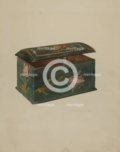 Trinket Box, 1939. Creator: Marie Famularo.