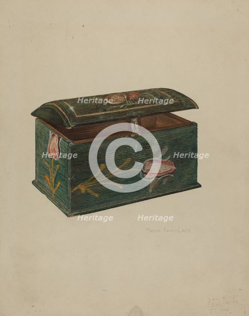 Trinket Box, 1939. Creator: Marie Famularo.