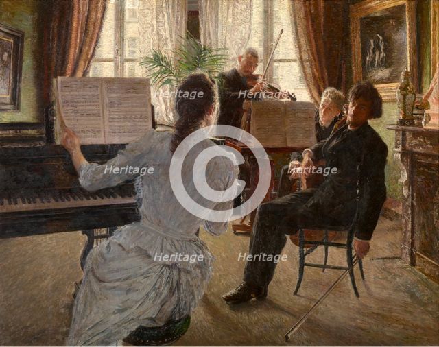 Trio, 1891. Creator: Charles Mertens.