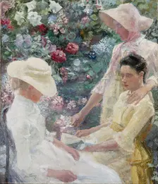 Trio fleuri, 1885