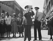 Trio, Salvation Army, San Francisco, California, 1939. Creator: Dorothea Lange