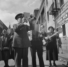 Trio, Salvation Army, San Francisco, California, 1939. Creator: Dorothea Lange