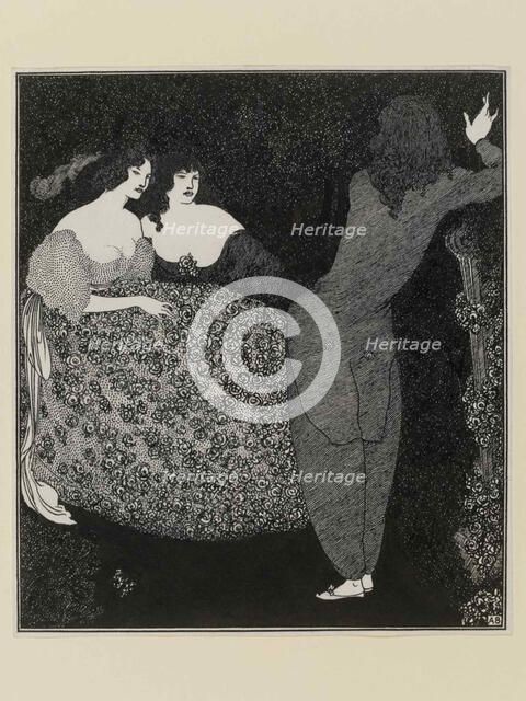 Tristan and Isolde, 1896. Creator: Beardsley, Aubrey  .