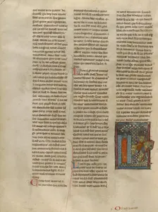 Tristan Returning from the Tournament, about 1320-1340. Creator: Jeanne de Montbaston